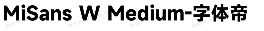 MiSans W Medium字体转换
